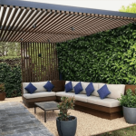 Aluminum pergola shade Dubai